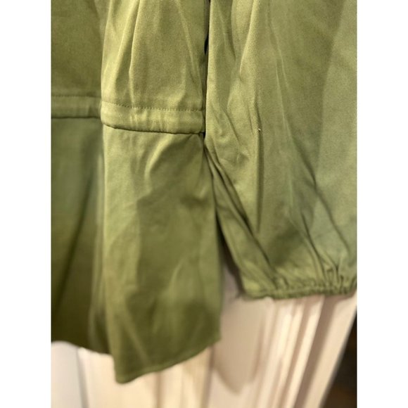 Jacket sweater cardigan green coat new boho - Picture 10 of 12